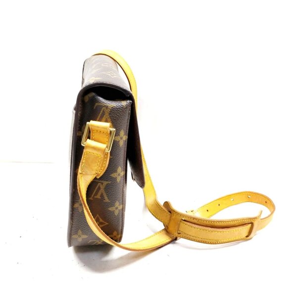 Louis Vuitton Monogram Shoulder Bag with Yellow Strap - Picture 4 of 13